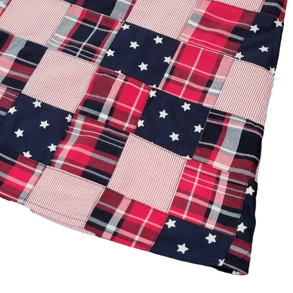 Gymboree 4th of July Red White Blue Patchwork Girl's Shift Dress Size 5T NWT - Picture 3 of 8